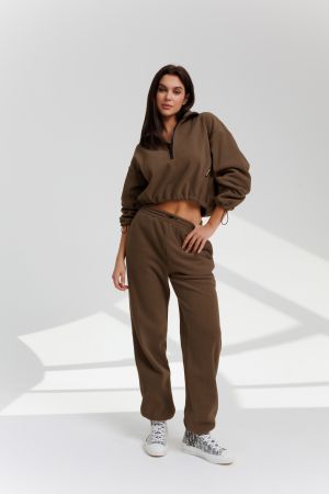 Брюки женские из флиса с фиксаторами